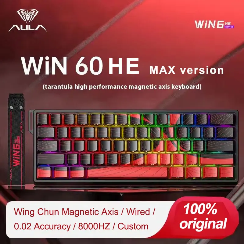 Gaming Keyboard Thocky - AULA Win60 HE Magnetic Switch Gaming