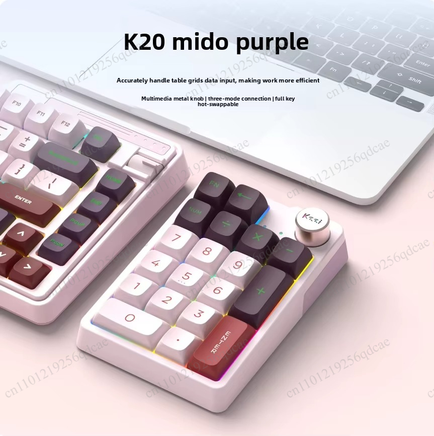 Gaming Keyboard Bluetooth - Kzzi K20 Mini Keypad Three Mode