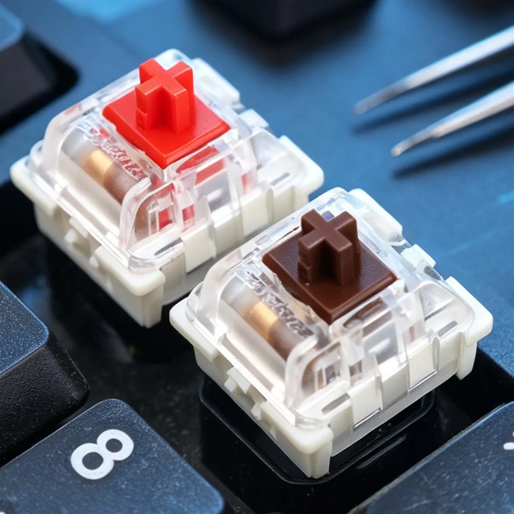 1-150Pcs 3 Pin DIY Mechanical  - огляд і ціна Gaming Keyboard Blue