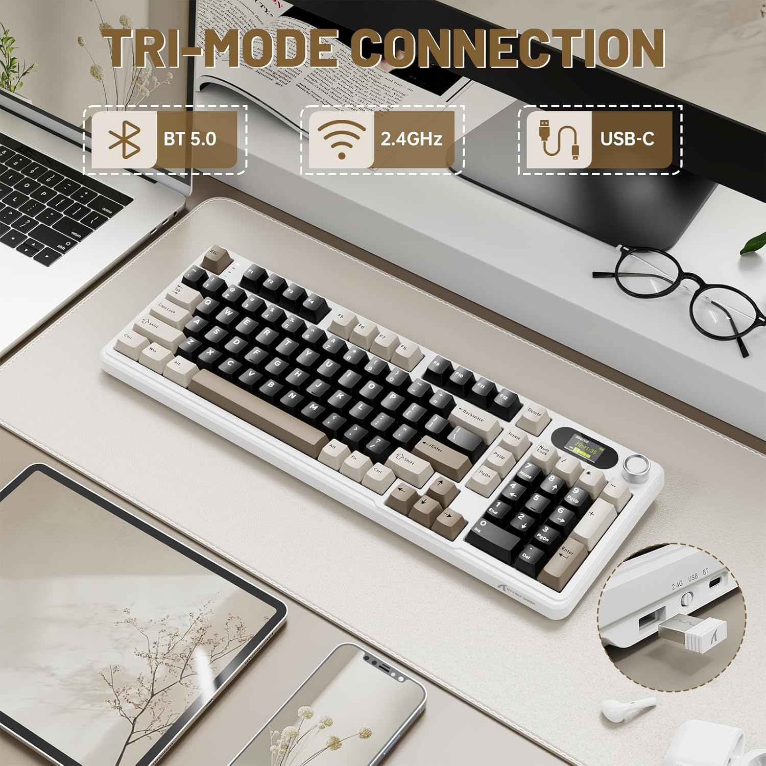 ATTACK SHARK X98Pro Wireless M - огляд і ціна Gaming Keyboard Thocky