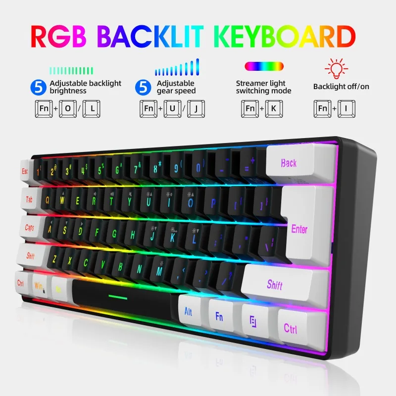 Keyboard and Mouse 60% Compute - огляд і ціна Gaming Keyboard And Mouse Combo
