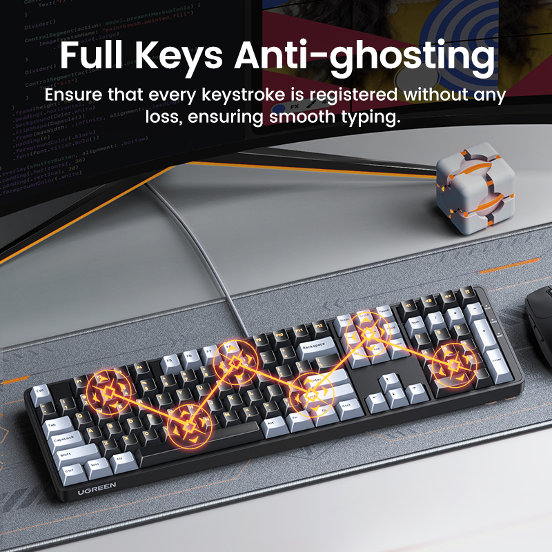 UGREEN Mechanical Keyboard 108 - огляд і ціна Gaming Keyboard Corsair