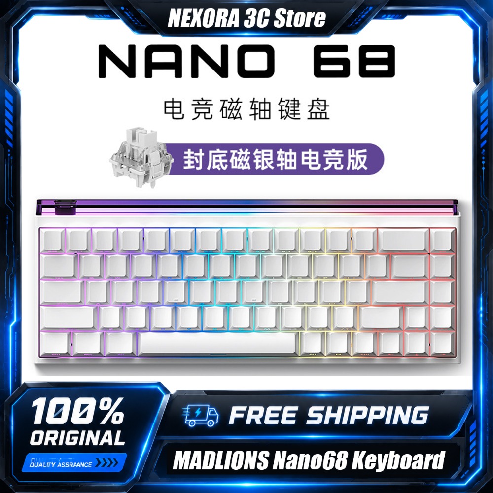 MADLIONS Nano68 Magnetic Switc - огляд і ціна Gaming Keyboard Hall Effect Switches