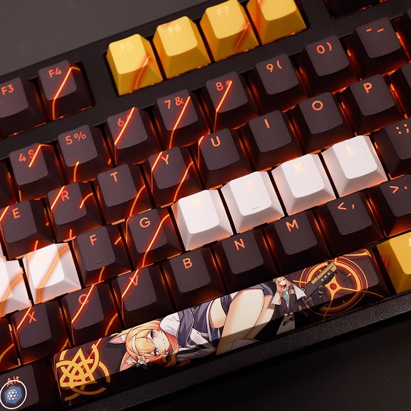 108 Keys/set Blue Archive Loch - огляд і ціна Gaming Keyboard Blue