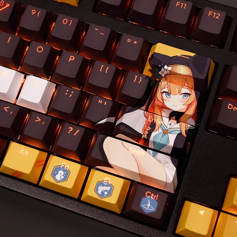 108 Keys/set Blue Archive Loch - огляд і ціна Gaming Keyboard Blue