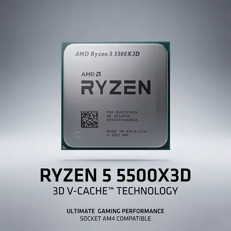 AMD Ryzen 5 5500X3D R5 5500X3D - огляд і ціна Amd Cpu Ryzen 5