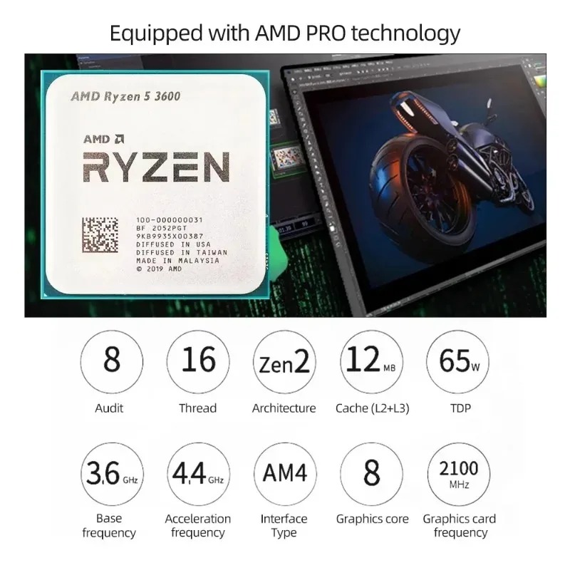 AM4 Tray 100% Brand New Origin - огляд і ціна Amd Cpu Ryzen 5