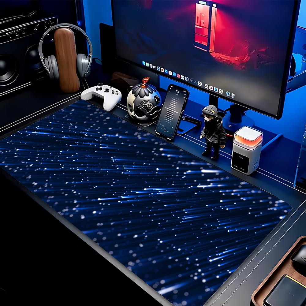 Large Mousepad Blue Starry Met - огляд і ціна Gaming Keyboard Blue