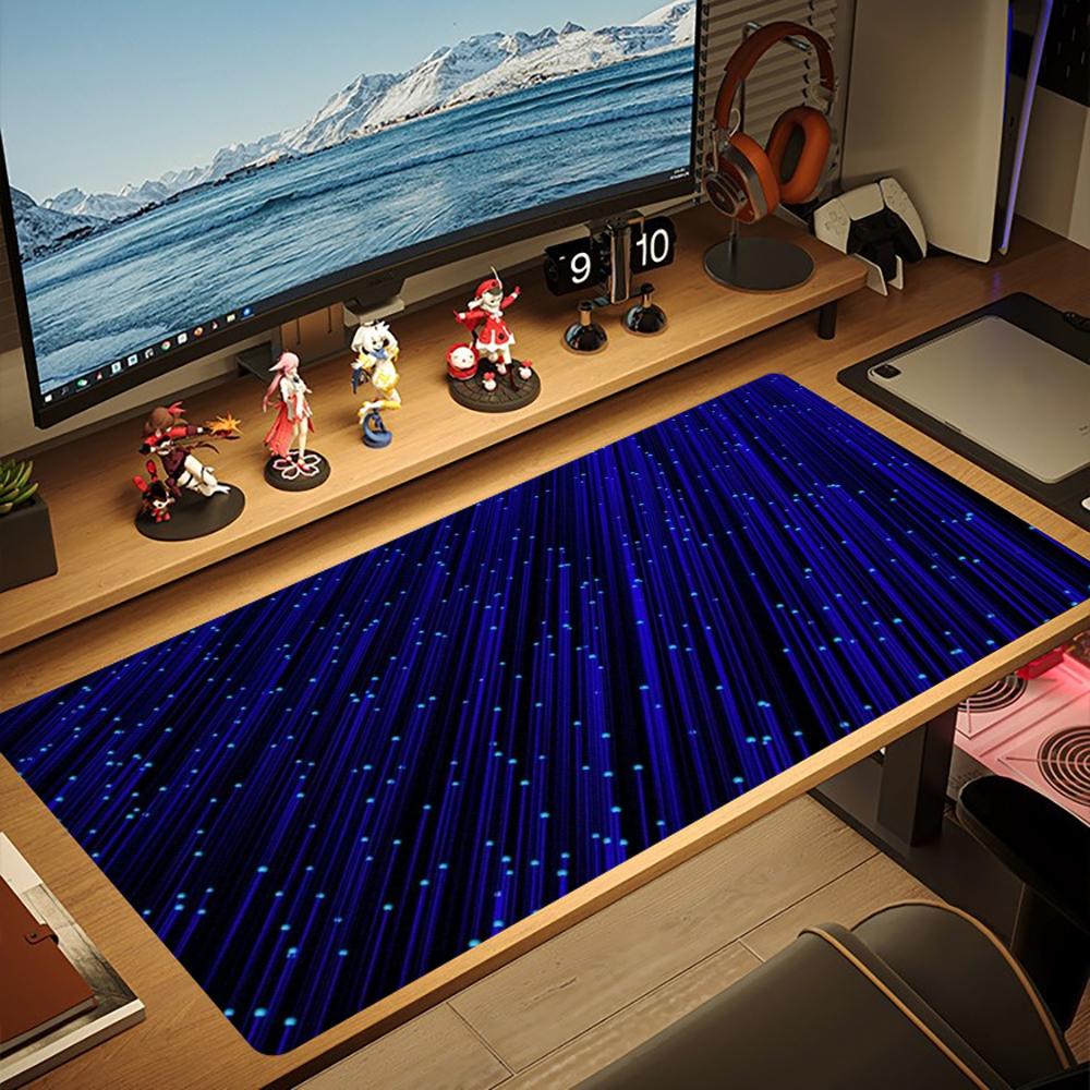 Large Mousepad Blue Starry Met - огляд і ціна Gaming Keyboard Blue