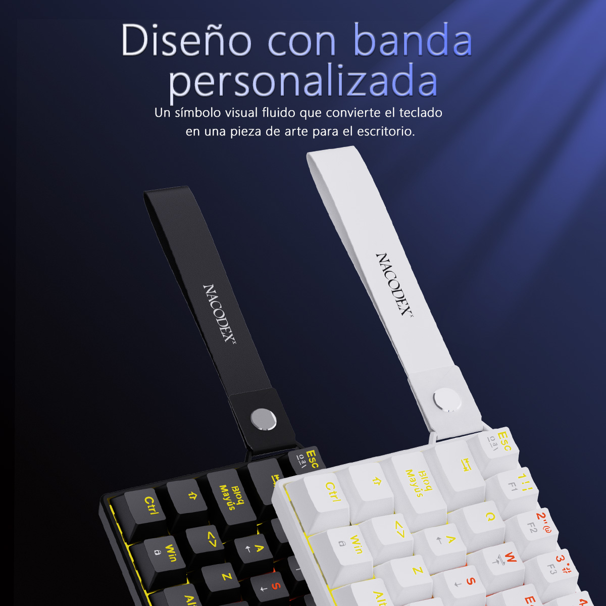 AJAZZ NK61 Spanish Layout Wire - огляд і ціна Gaming Keyboard Thocky