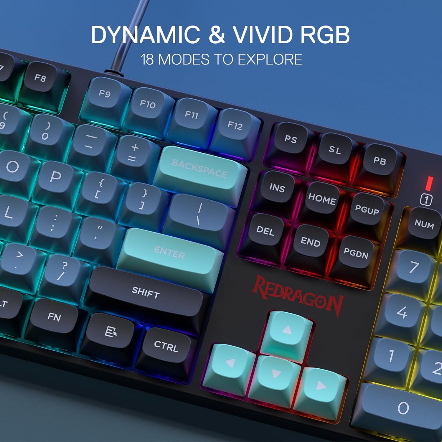 Redragon K582 SE Wired RGB 104 - огляд і ціна Gaming Keyboard Thocky