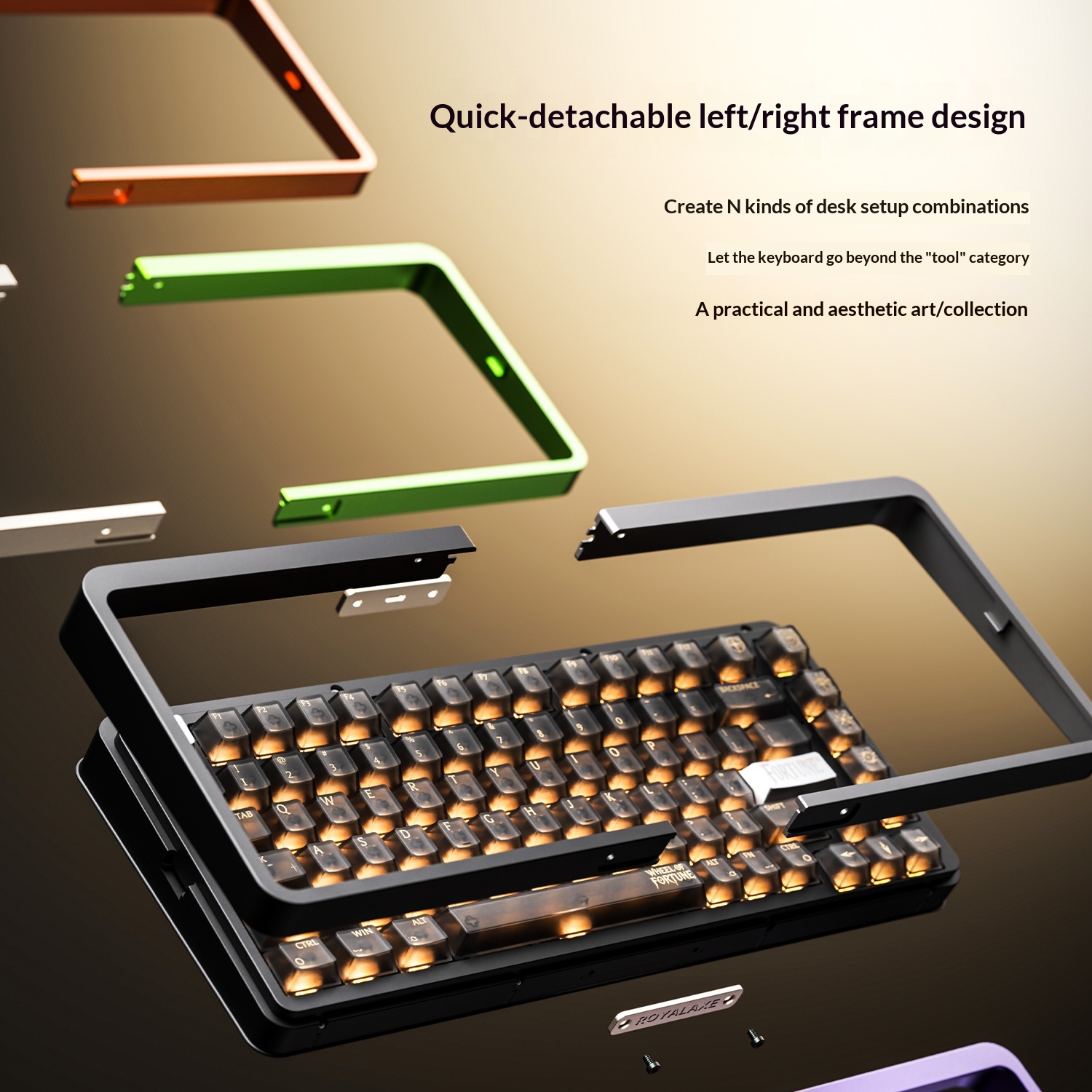 Royalaxe E75 HE Aluminum Shell - огляд і ціна Gaming Keyboard Hall Effect Switches