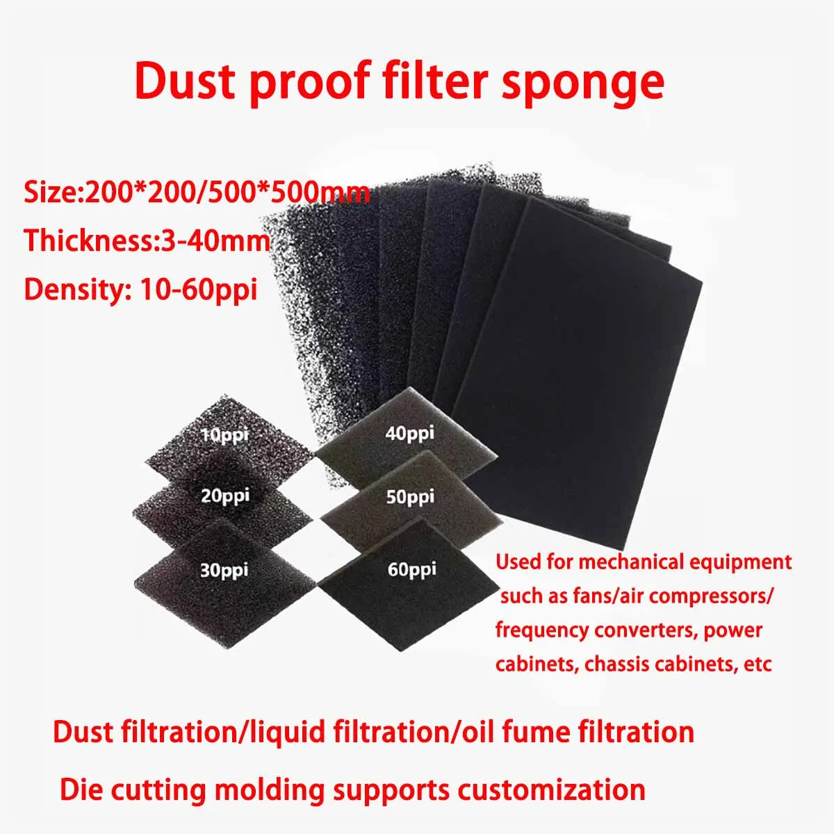 Aperture Dustproof Filter Spon - огляд і ціна Polyurethane Foam Sheet